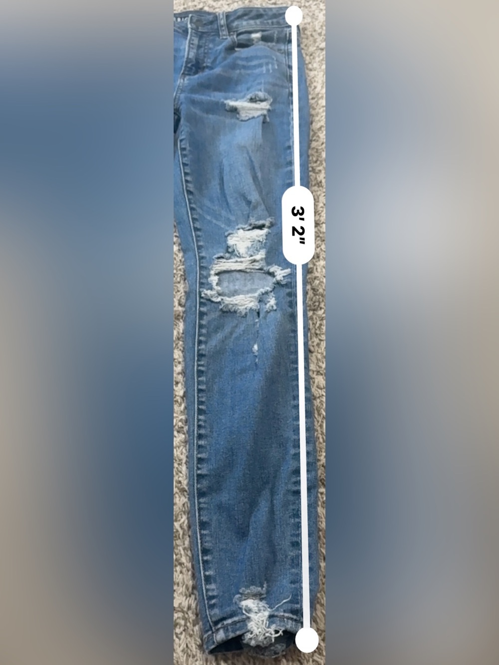 American Eagle Outfitters Distressed Super Stretch Skinny Jeans - Picture 7 of 8